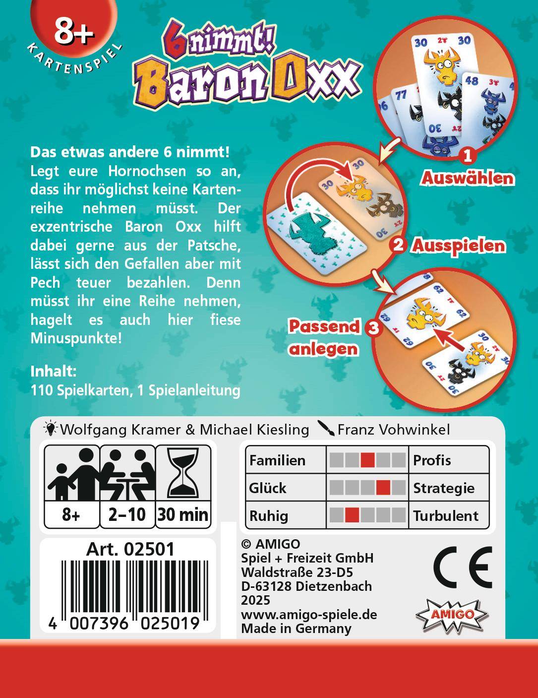6 nimmt! Baron Oxx, deutsch