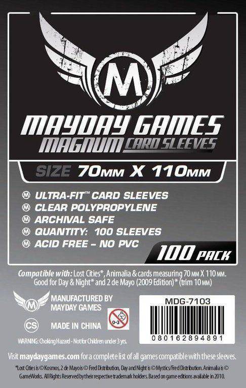 Mayday Sleeves 70 x 110mm Standard (100)