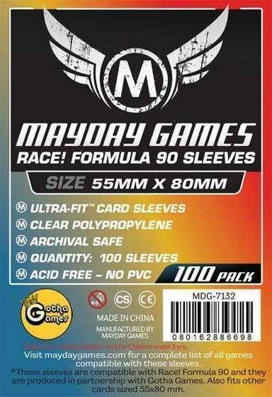 Mayday Sleeves 55 x 80mm Standard (100)