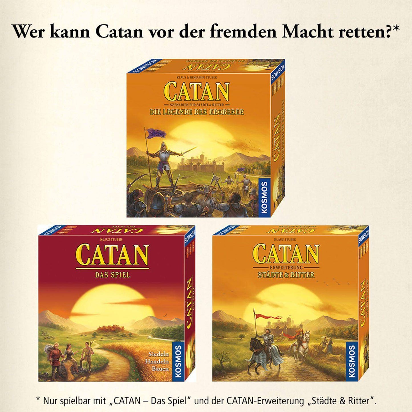 Catan - Die Legende der Eroberer (Szenarien für Städte & Ritter)