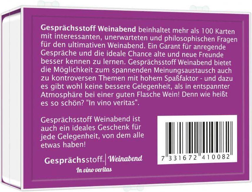 Gesprächsstoff: Weinabend