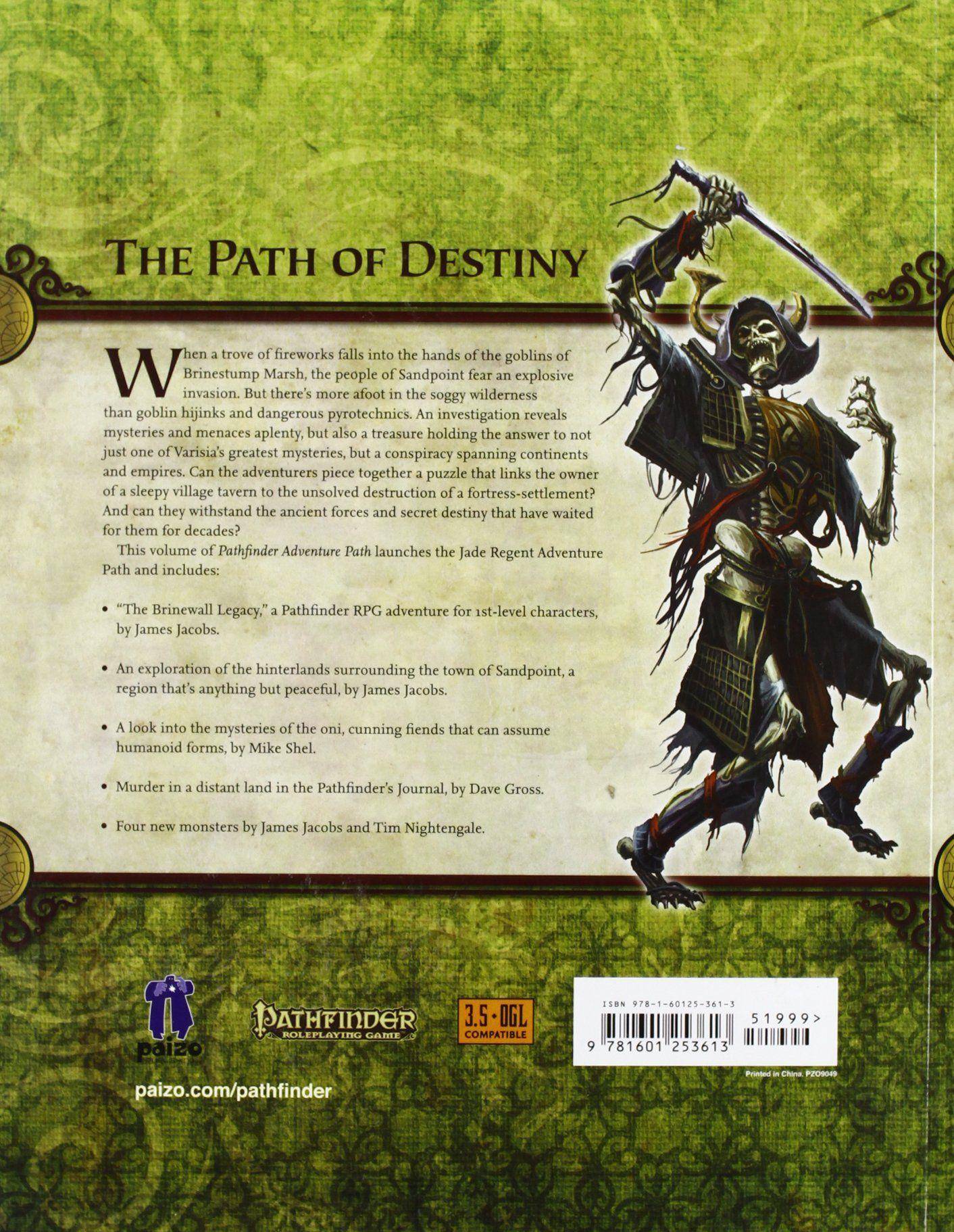 Pathfinder #49, Brinewall Legacy