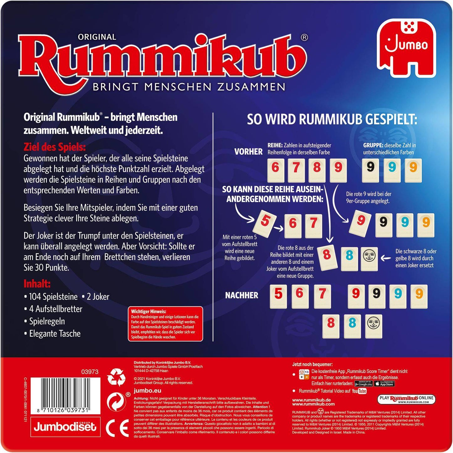 Original Rummikub in Metalldose