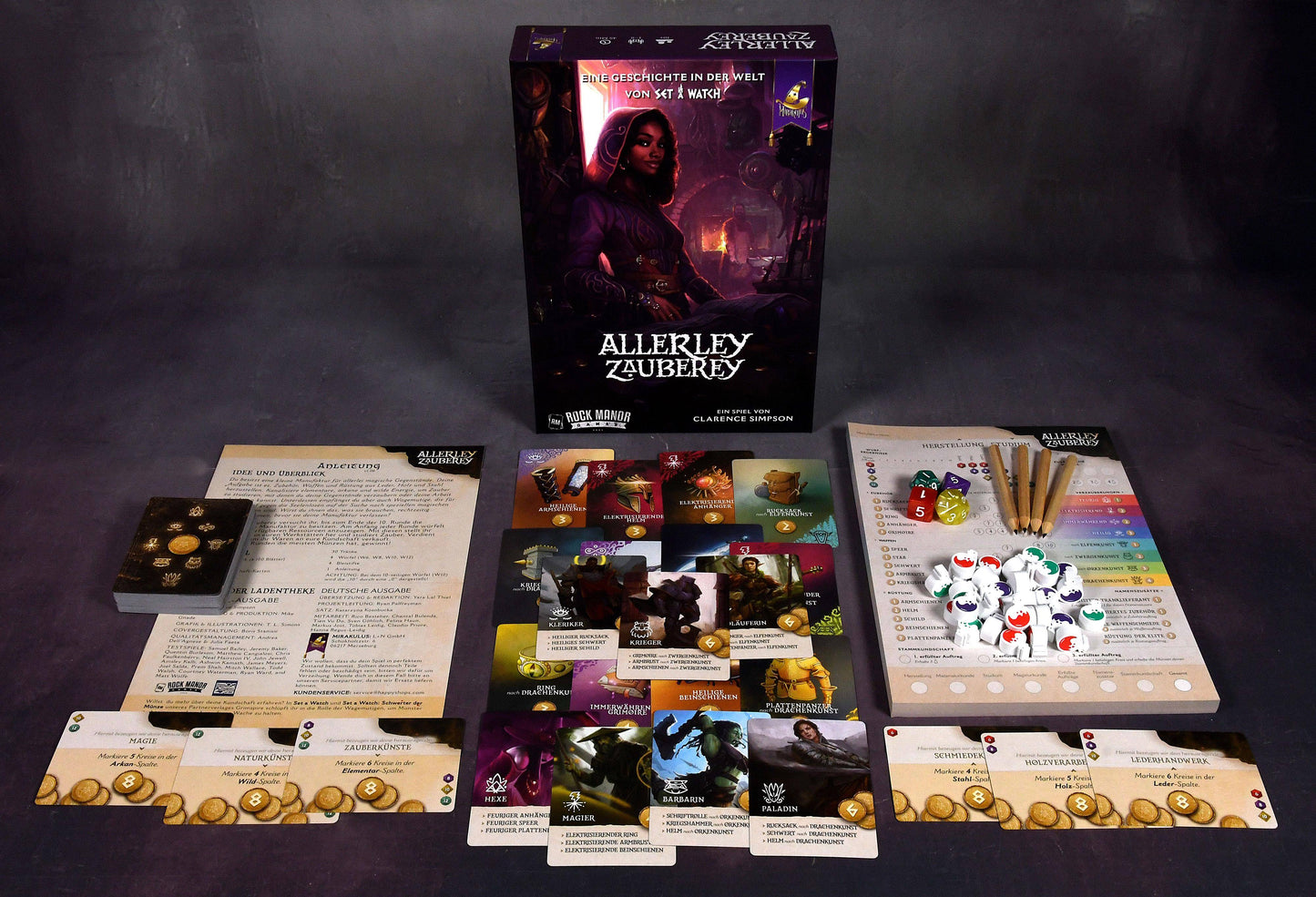 Allerley Zauberey, deutsch