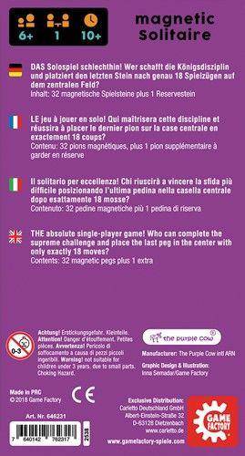 Magn. Reisespiele: Solitaire