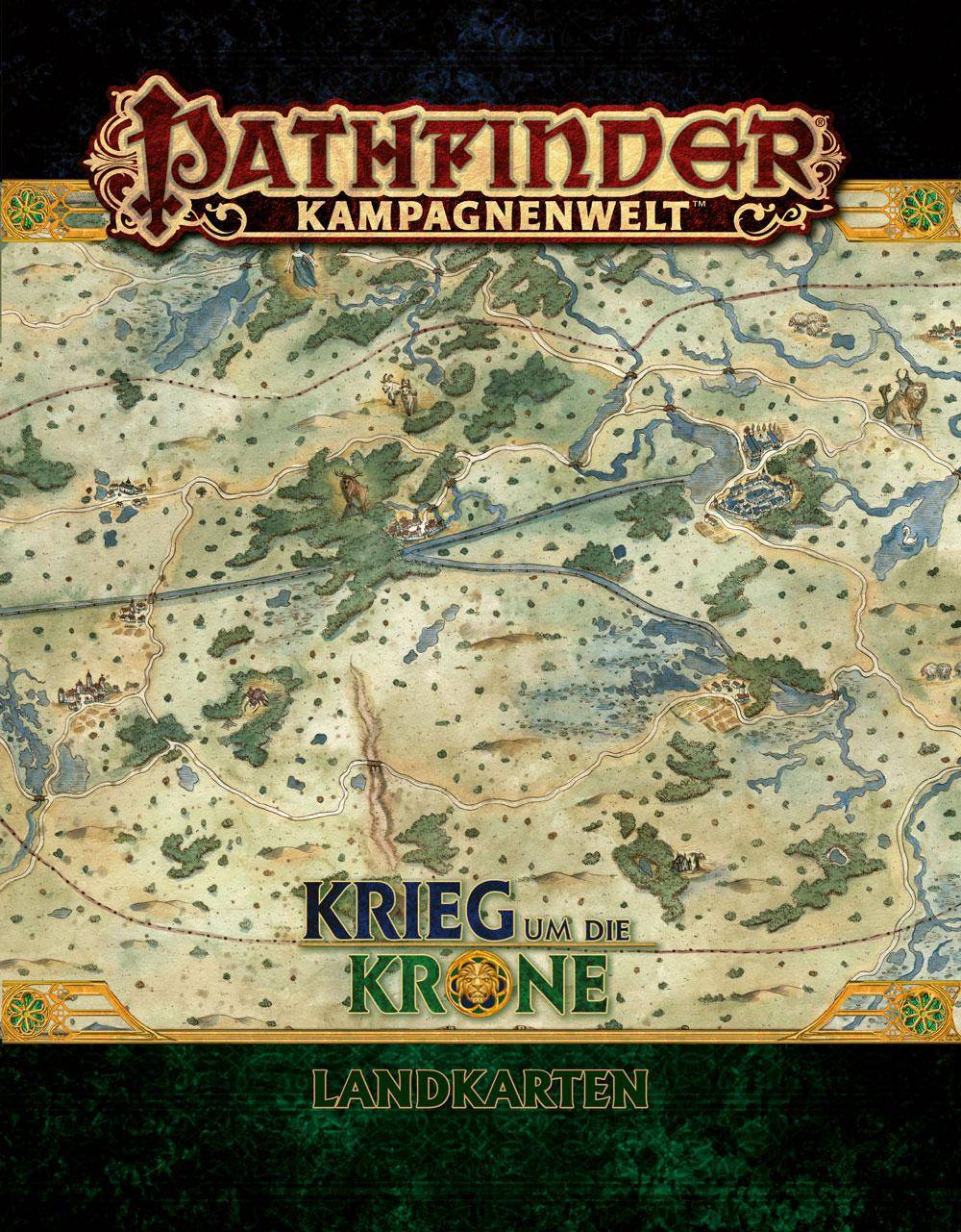 Pathfinder RPG: Krieg um die Krone Landkarten