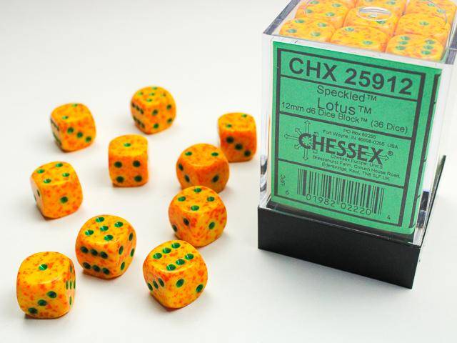 Würfelset Speckled™ Lotus™ (36)