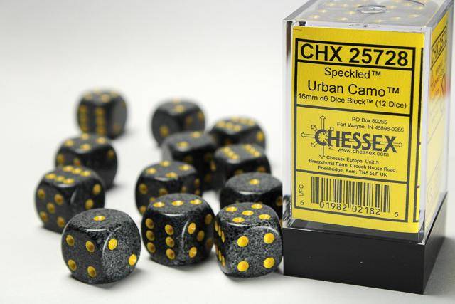 Würfelset Speckled™ Urban Camo™ (12)