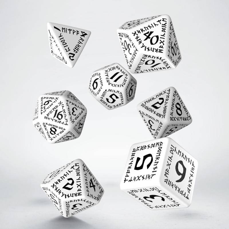 Runic Dice White/Black