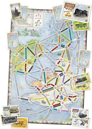 Zug um Zug United Kingdom & Pennsylvania (Map Collection 5)