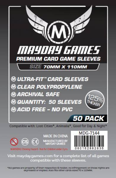 Mayday Sleeves 70 x 110mm Premium (50)