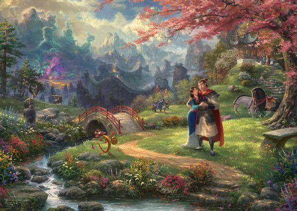 T. Kinkade: Mulan Blossoms of Love, 1000 T.