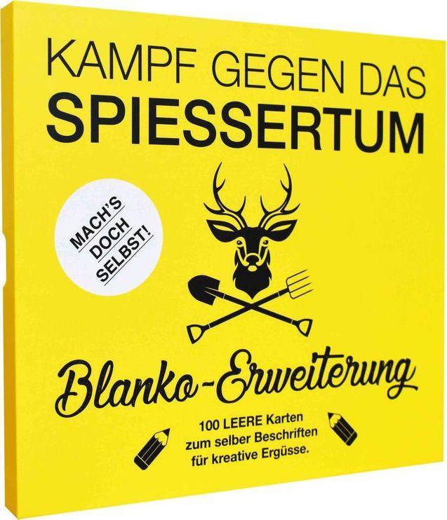Kampf gegen das Spießertum: Blanko-Erweiterung