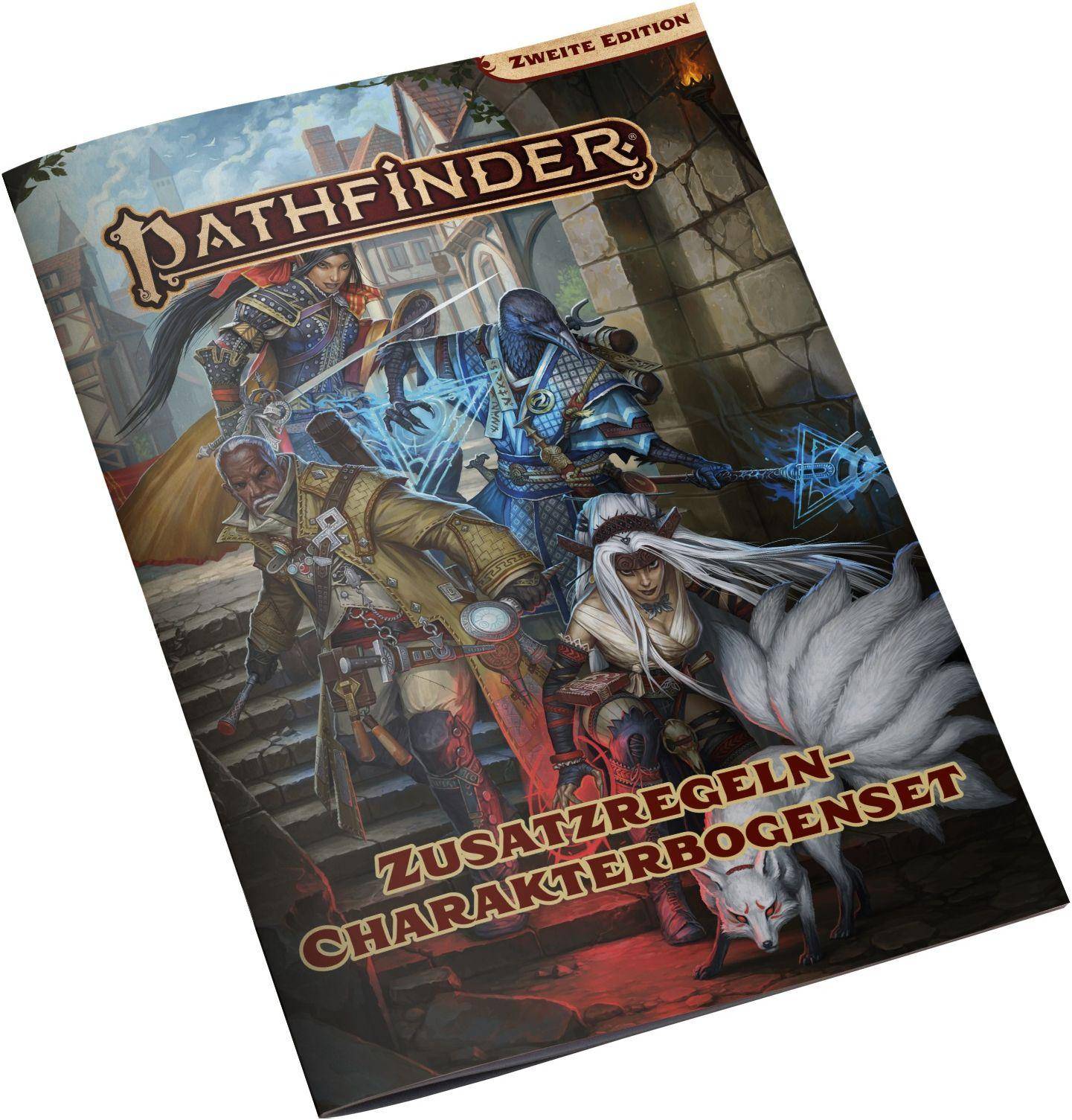 Pathfinder 2. Ed.: Zusatzregeln-Charakterbogenset