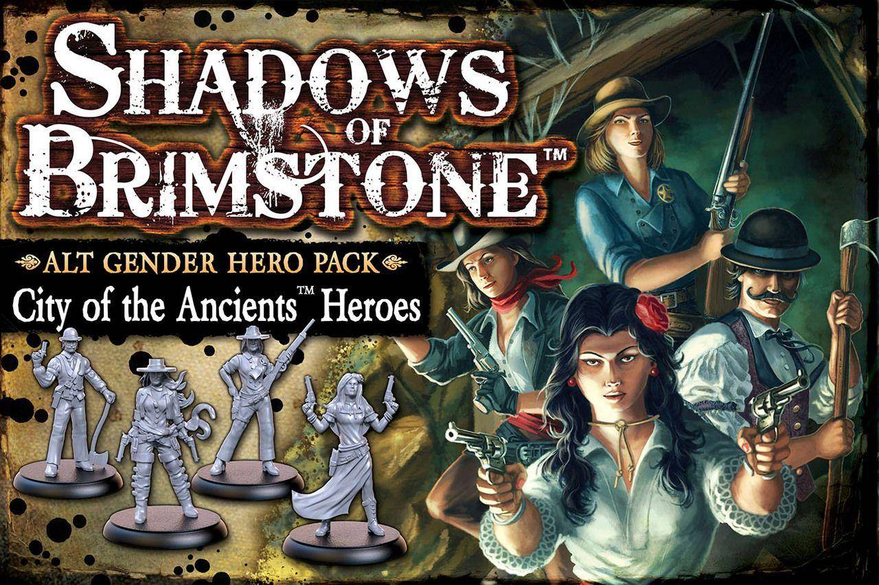 Shadows of Brimstone: Alt Gender Hero Pack – City of the Ancients Heroes (Exp.)