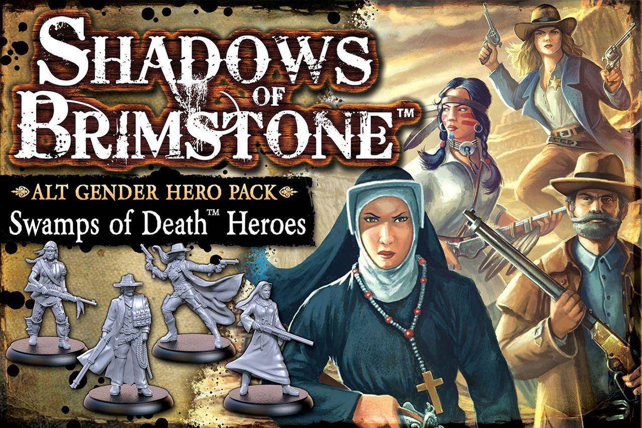 Shadows of Brimstone: Alt Gender Hero Pack – Swamps of Death Heroes EN (Exp.)
