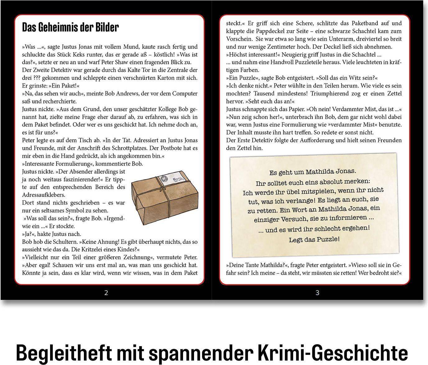 Krimi-Puzzle - Die drei ???: Das Geheimnis der Bilder