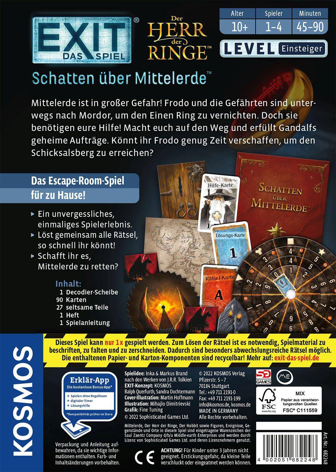 EXIT - Das Spiel E08: Schatten über Mittelerde