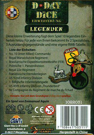 D-Day Dice: Legenden (Erw.)
