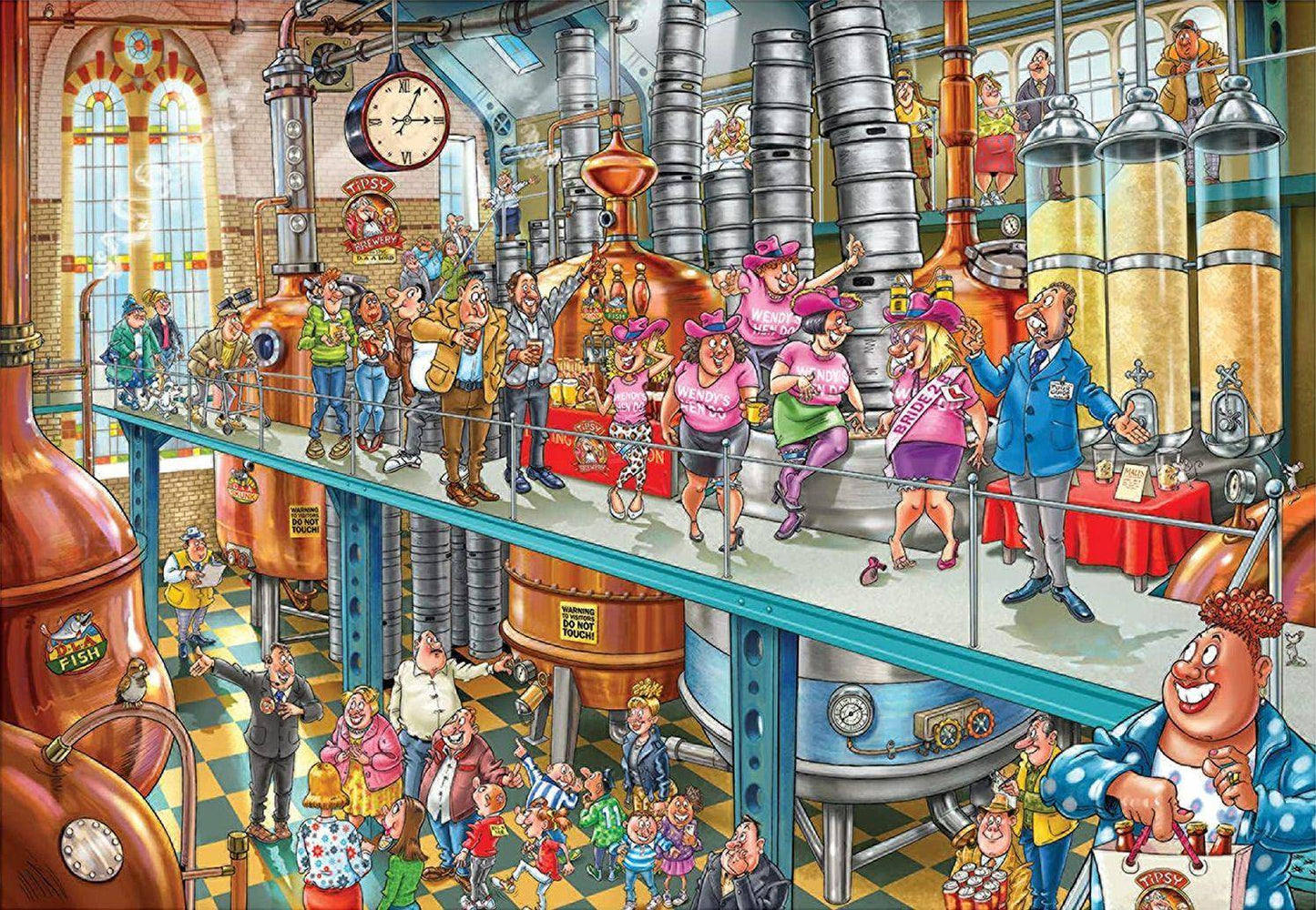 Wasgij Mystery 21: Bierseitige Besichtigung, 1000 T.