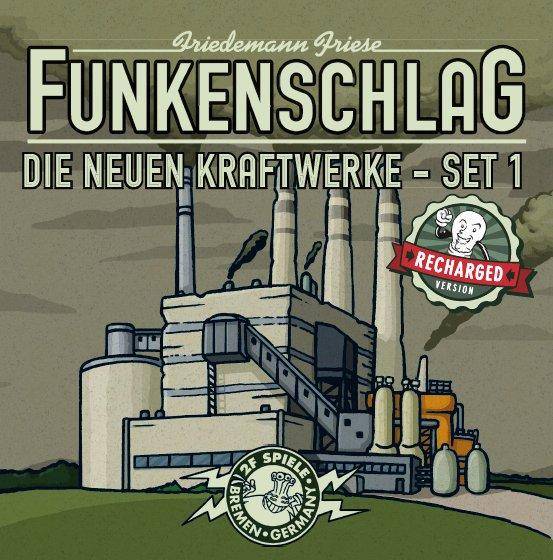 Funkenschlag Erw. 3: Die neuen Kraftwerke - Set 1 (Recharged Version)