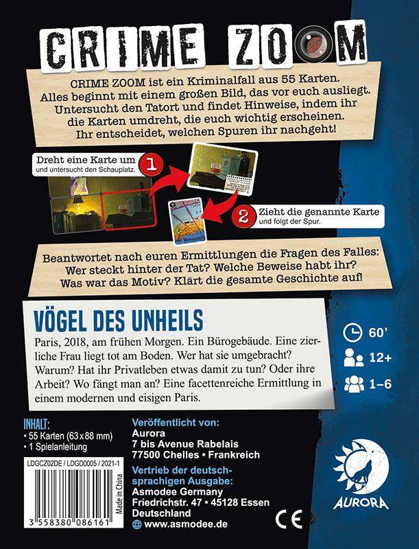 Crime Zoom Fall 2: Vögel des Unheils