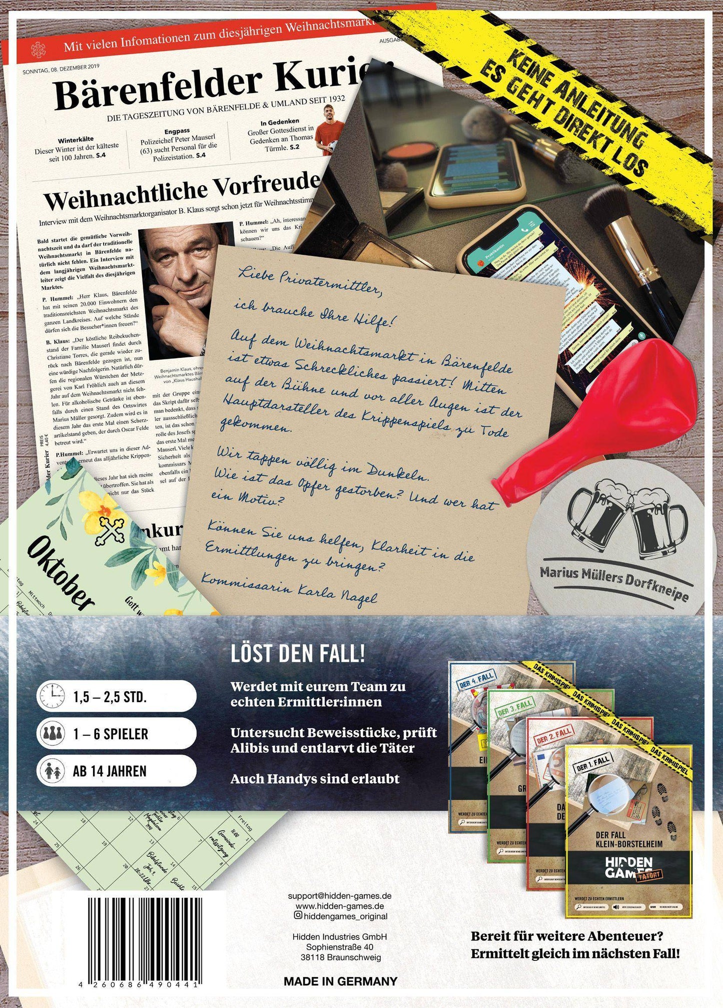 Hidden Games Tatort: Eiskaltes Verbrechen (6. Fall)