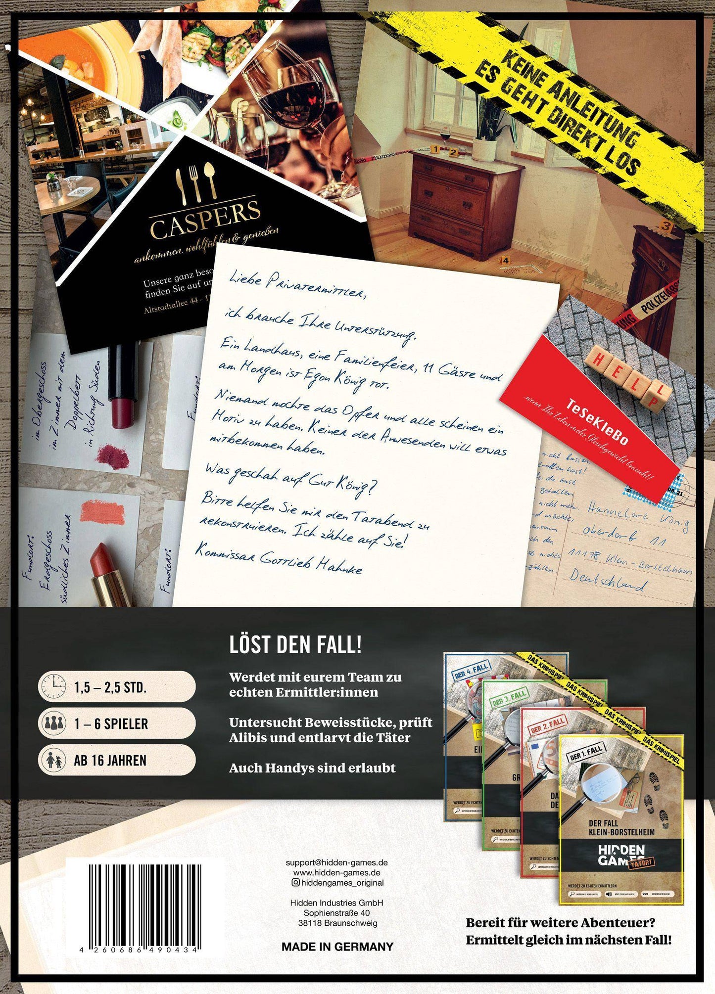 Hidden Games Tatort: Königsmord (5. Fall)