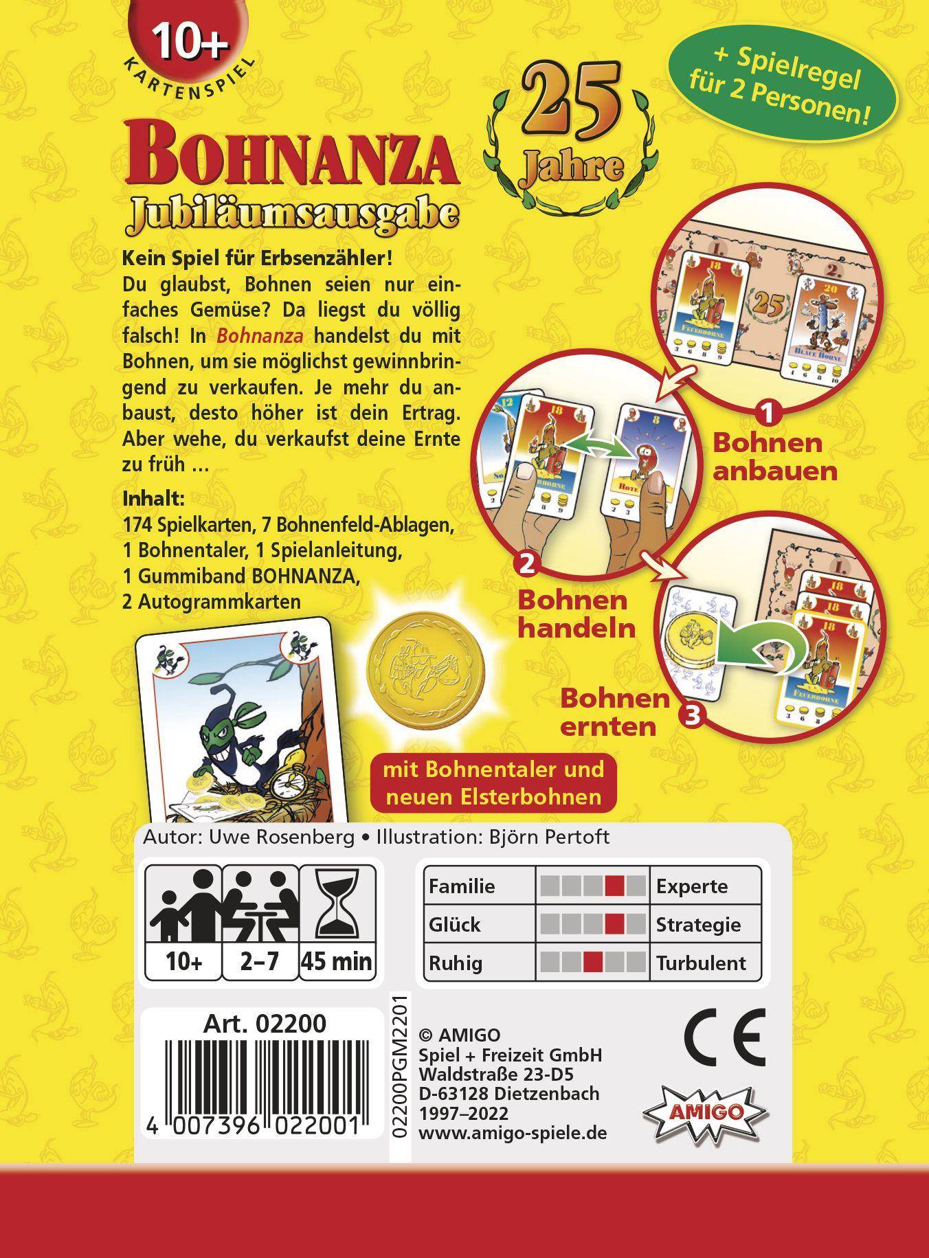 Bohnanza 25 Jahre Jubiläumsausgabe