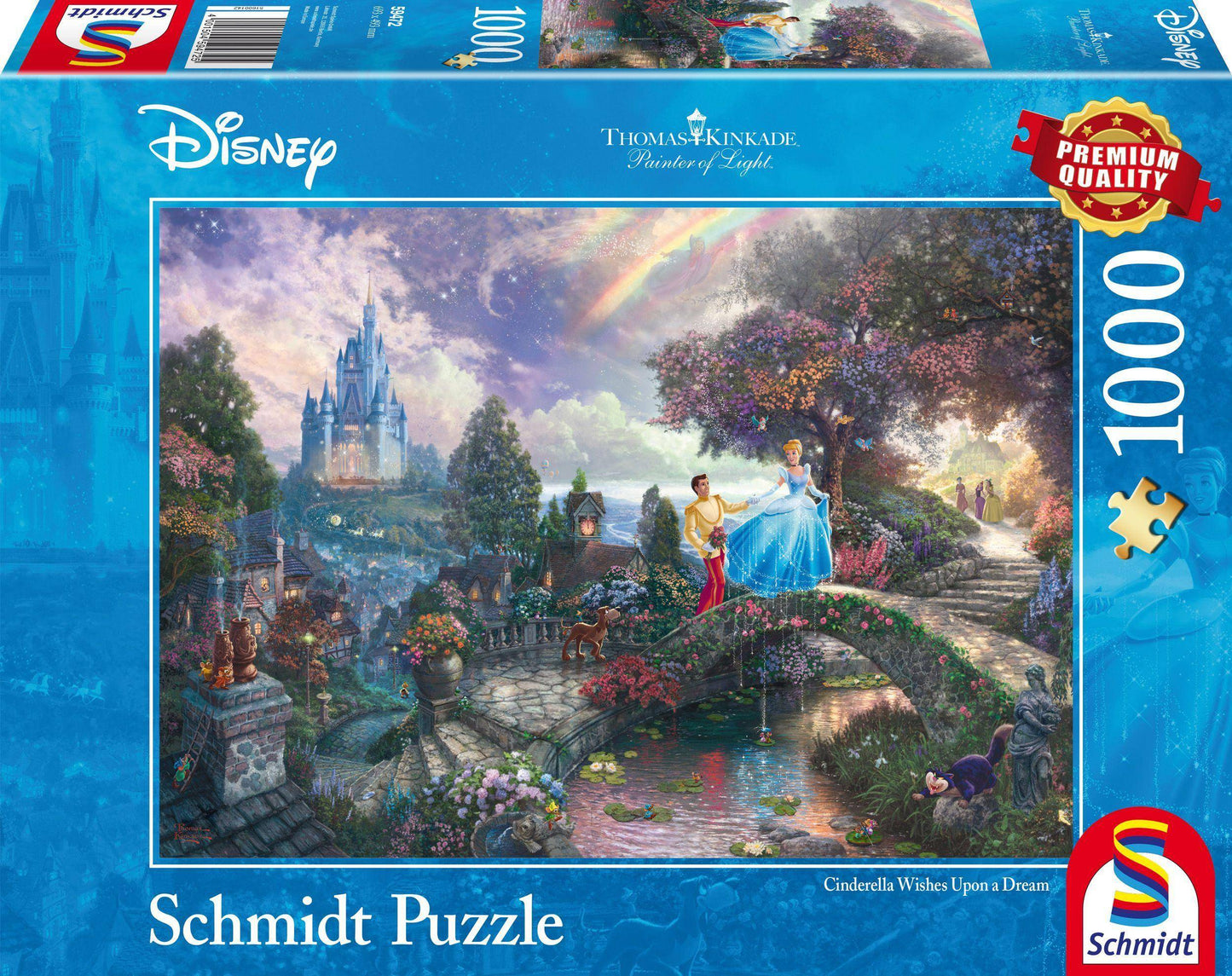 T. Kinkade: Cinderella/Aschenputtel, 1000 T.