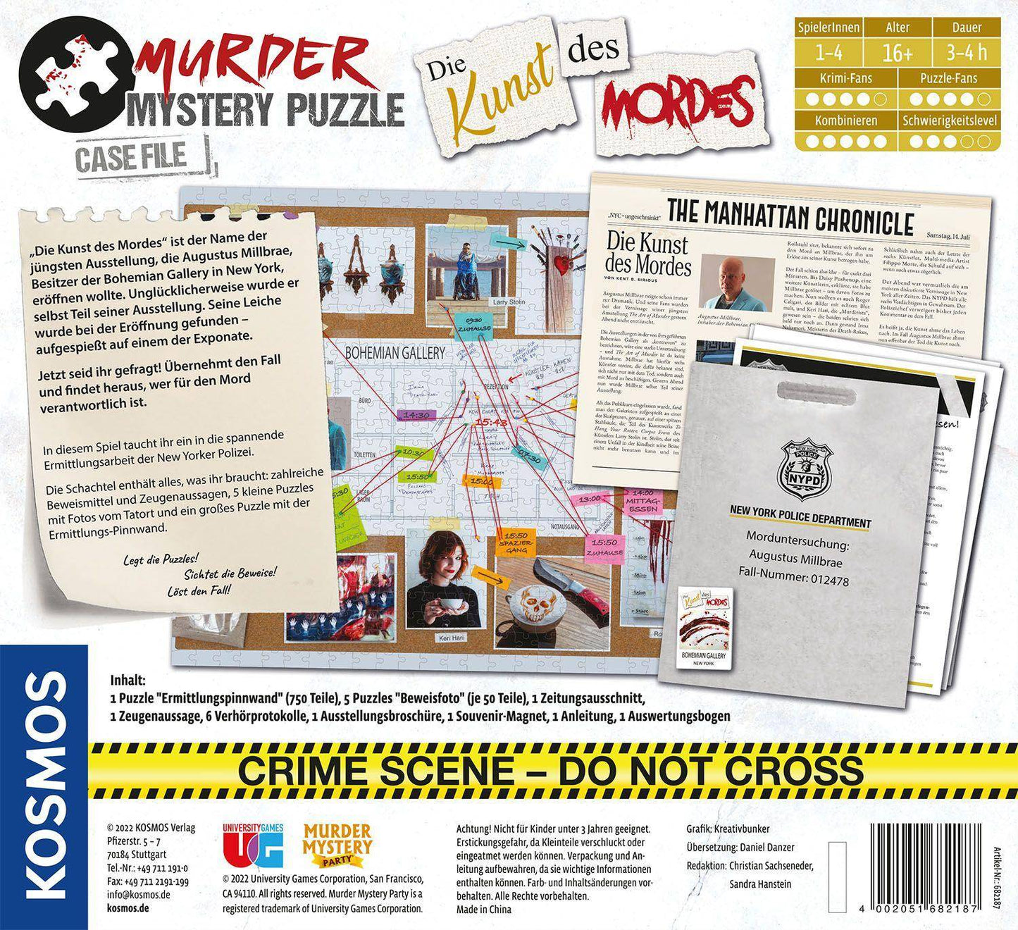 Murder Mystery Puzzle: Die Kunst des Mordes