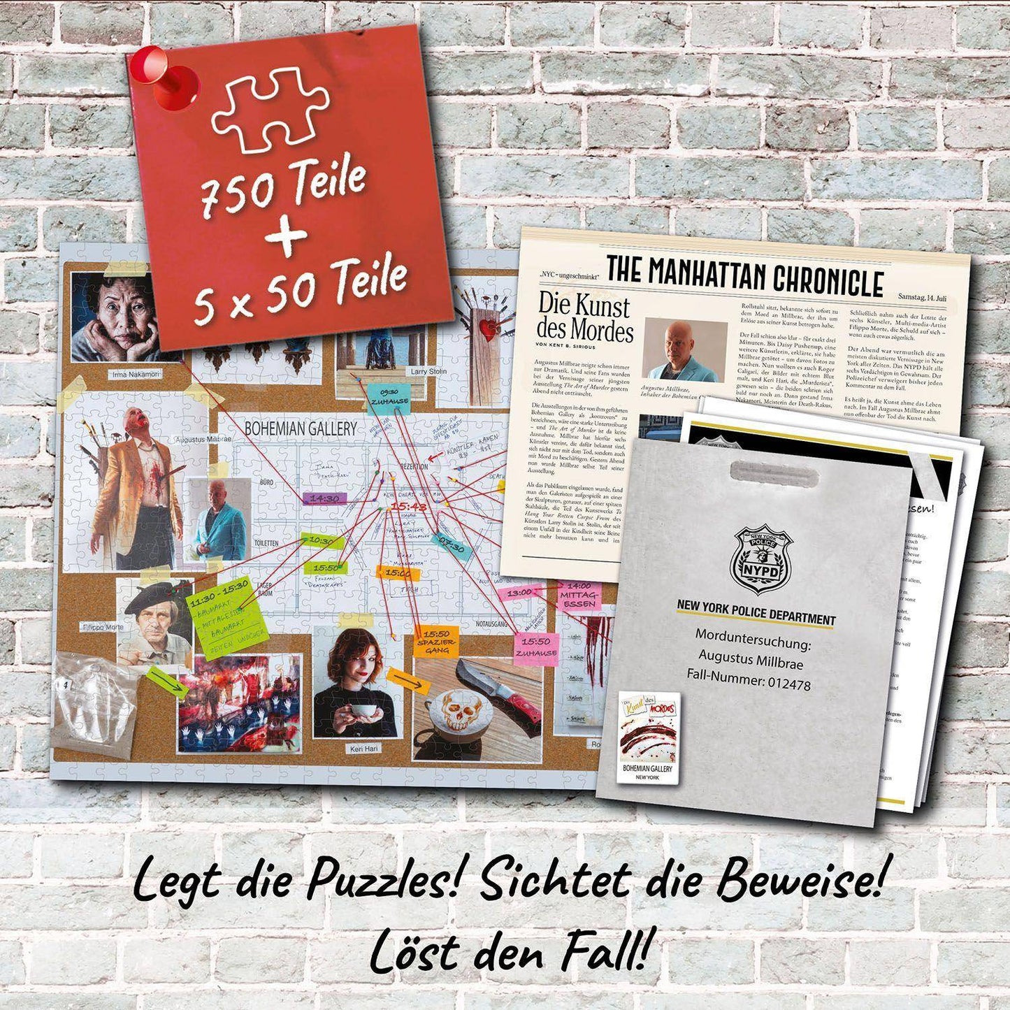 Murder Mystery Puzzle: Die Kunst des Mordes