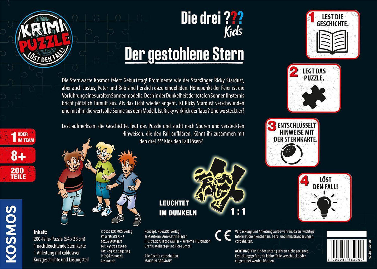 Krimipuzzle Die drei ??? Kids: Der gestohlene Stern