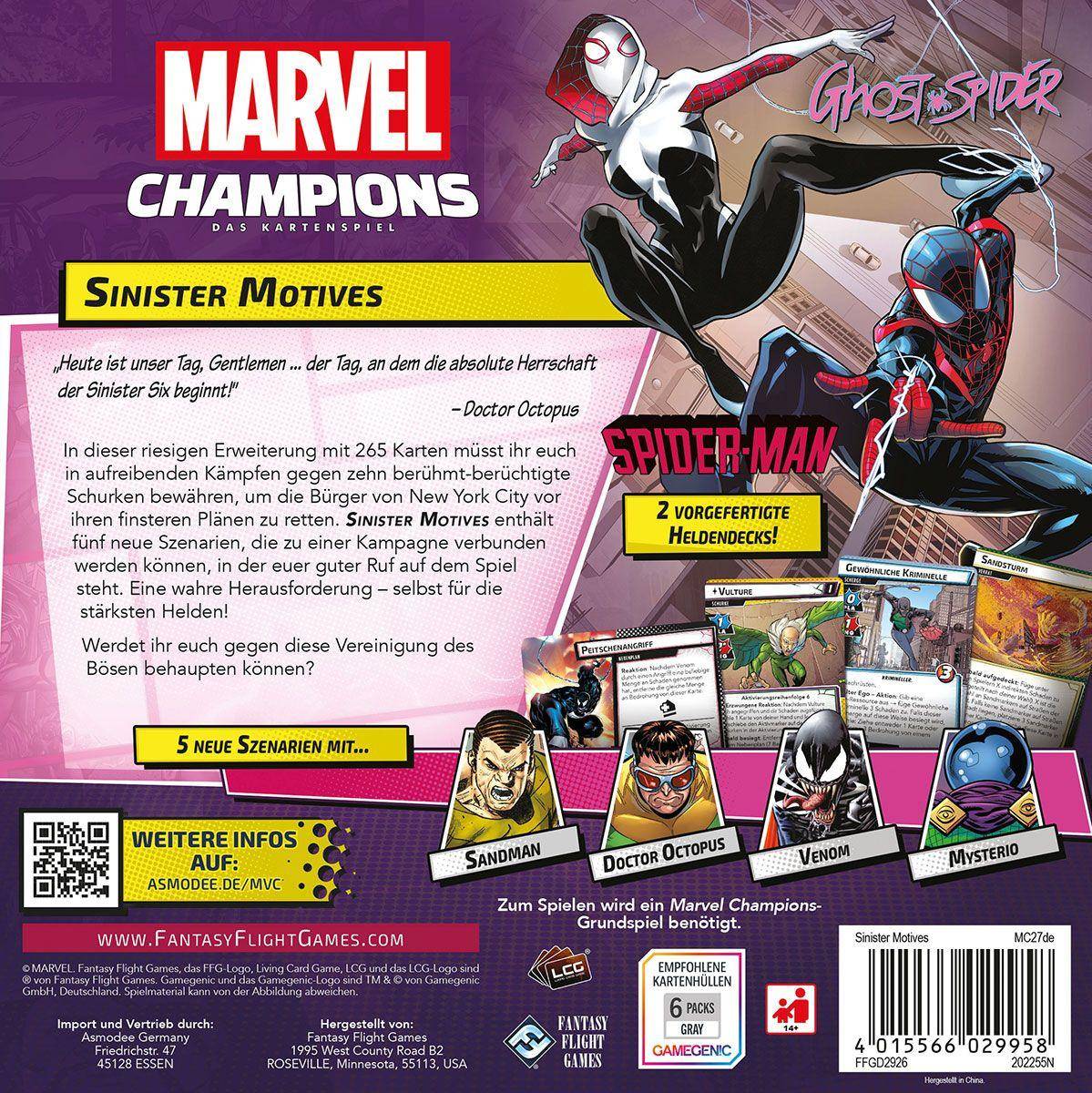 Sinister Motives - Marvel Champions LCG (DE)