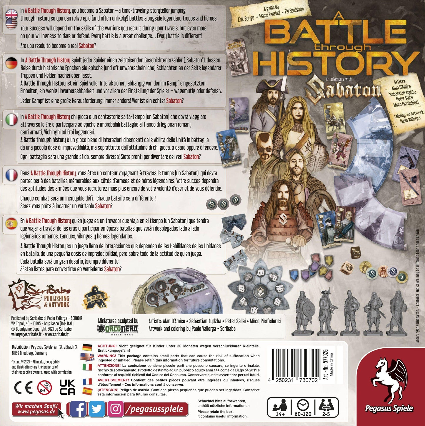 A Battle through History - Das Sabaton Brettspiel