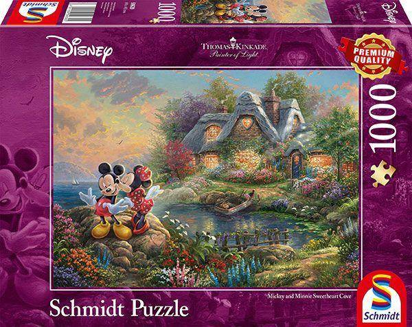 T. Kinkade: Sweethearts Mickey & Minnie, 1000 T.