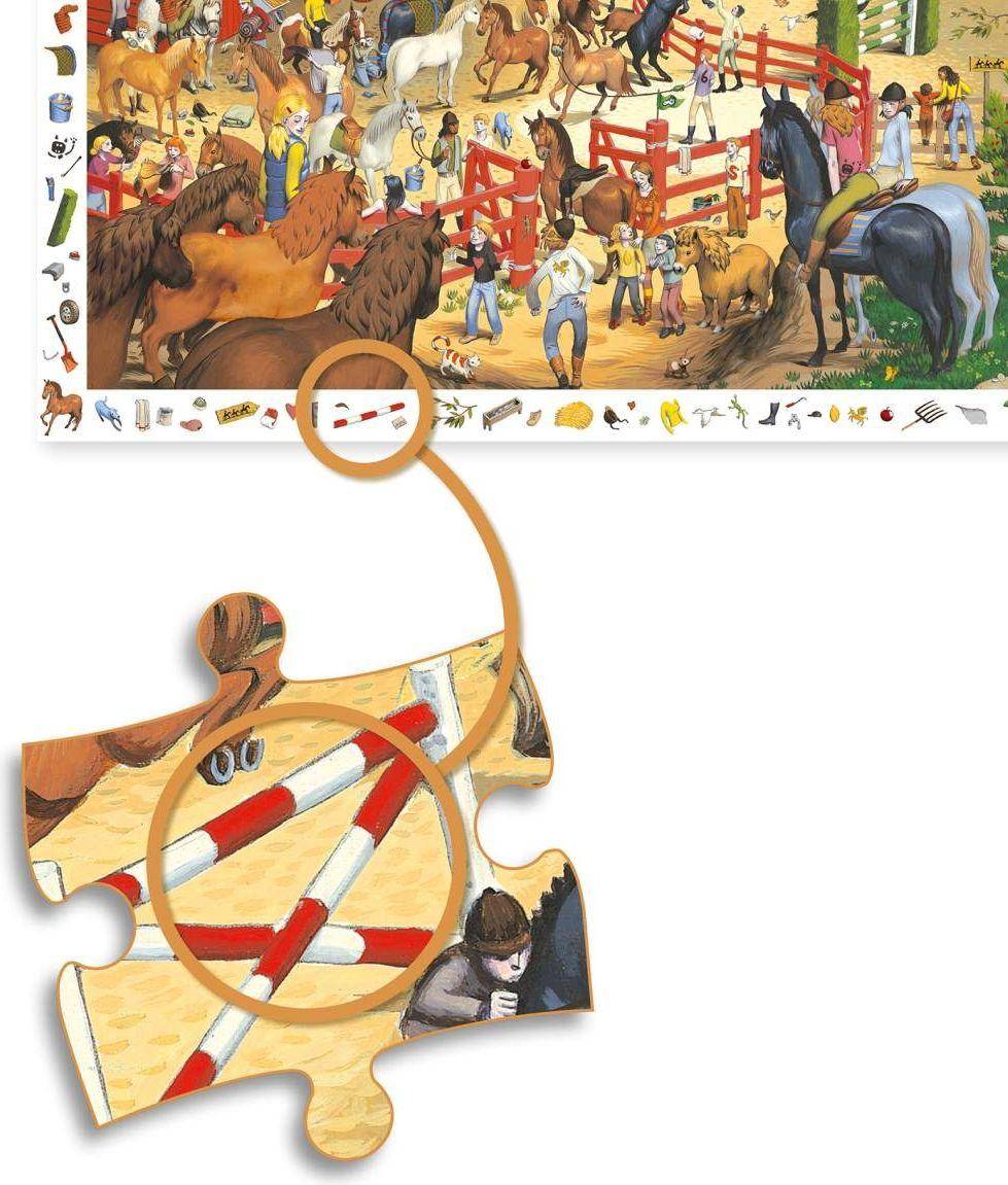 Entdeckerpuzzle: Reiterhof, 200 T.