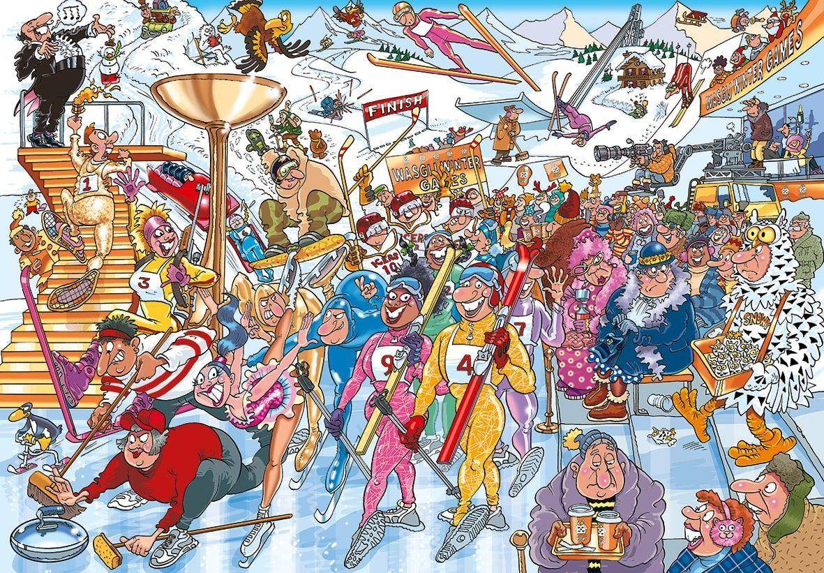 Wasgij Mystery 22: Winterspiele, 1000 T.