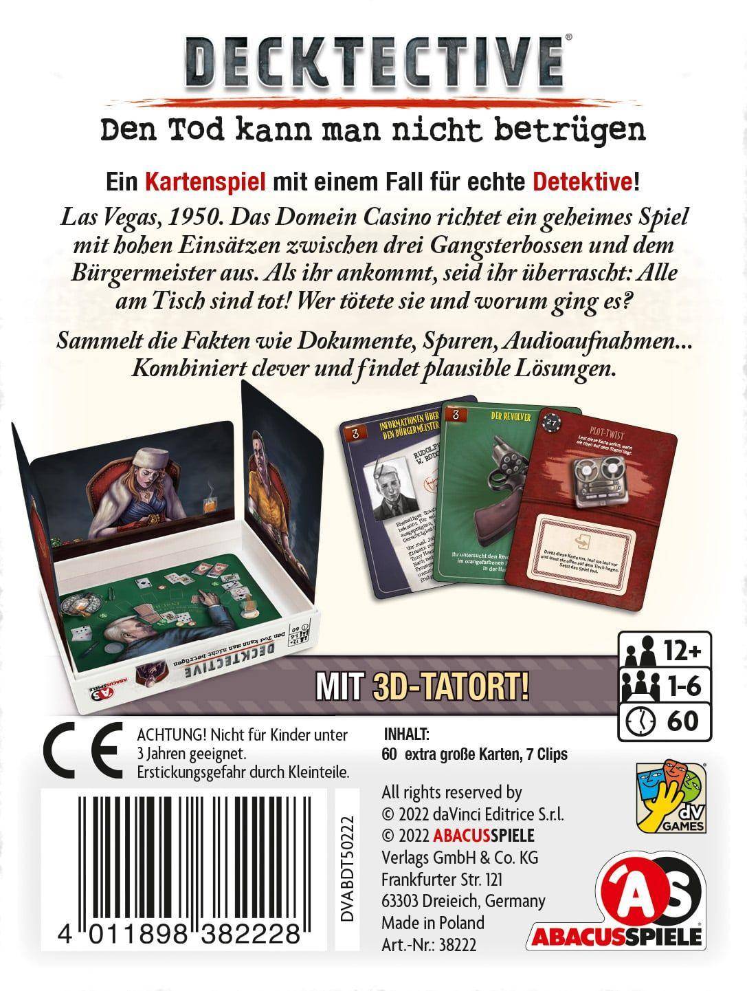 Decktective - Den Tod kann man nicht betrügen
