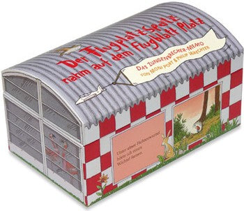 Der Flugplatzspatz nahm auf dem Flugblatt Platz - Das Zungenbrecher Memo