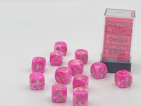 Würfelset Vortex™ Pink/gold (12)