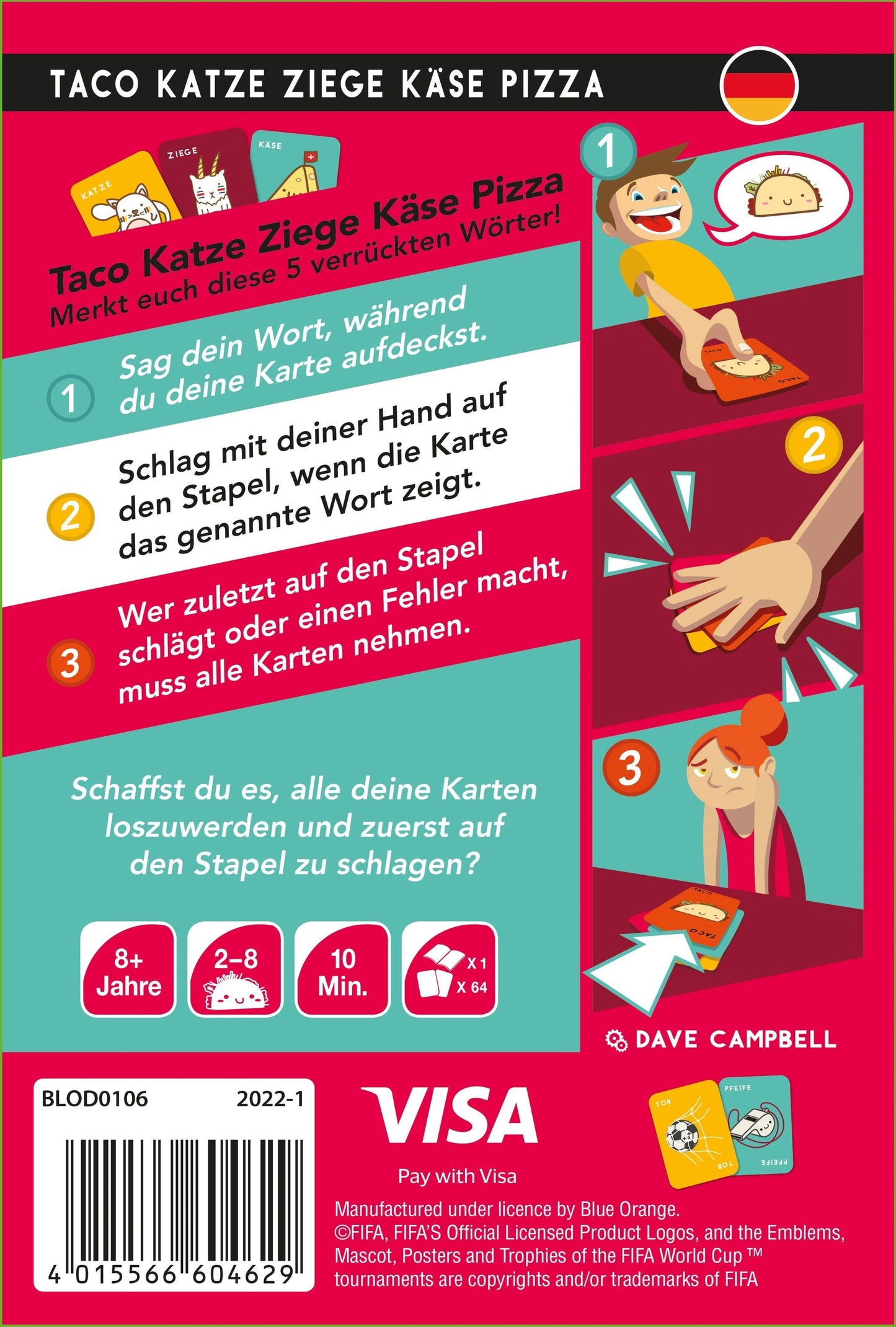 Taco Katze Ziege Käse Pizza (FIFA-Edition)