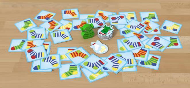 Socken Zocken - Karten wühlen