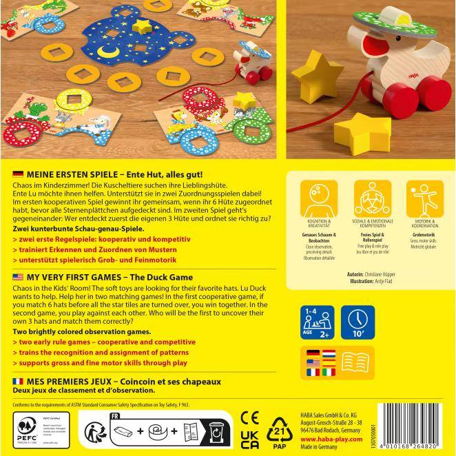 Ente Hut, alles gut! - Meine ersten Spiele