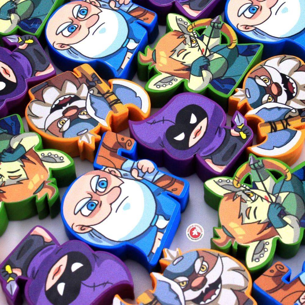 Sticker-Set - Helden müssen draußen bleiben (Rache der Heldengilde) (Erw.)