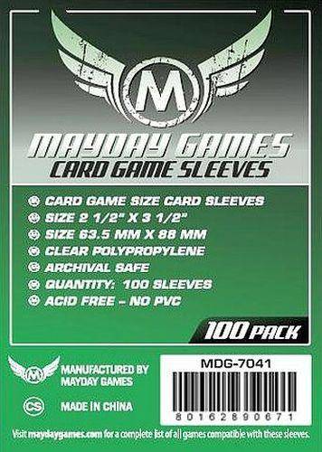 Mayday Sleeves 63,5 x 88mm Standard (100) – Spieltraum Shop