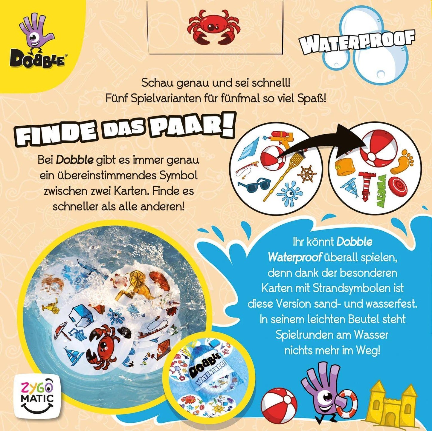 Dobble Waterproof DE (Neuauflage)