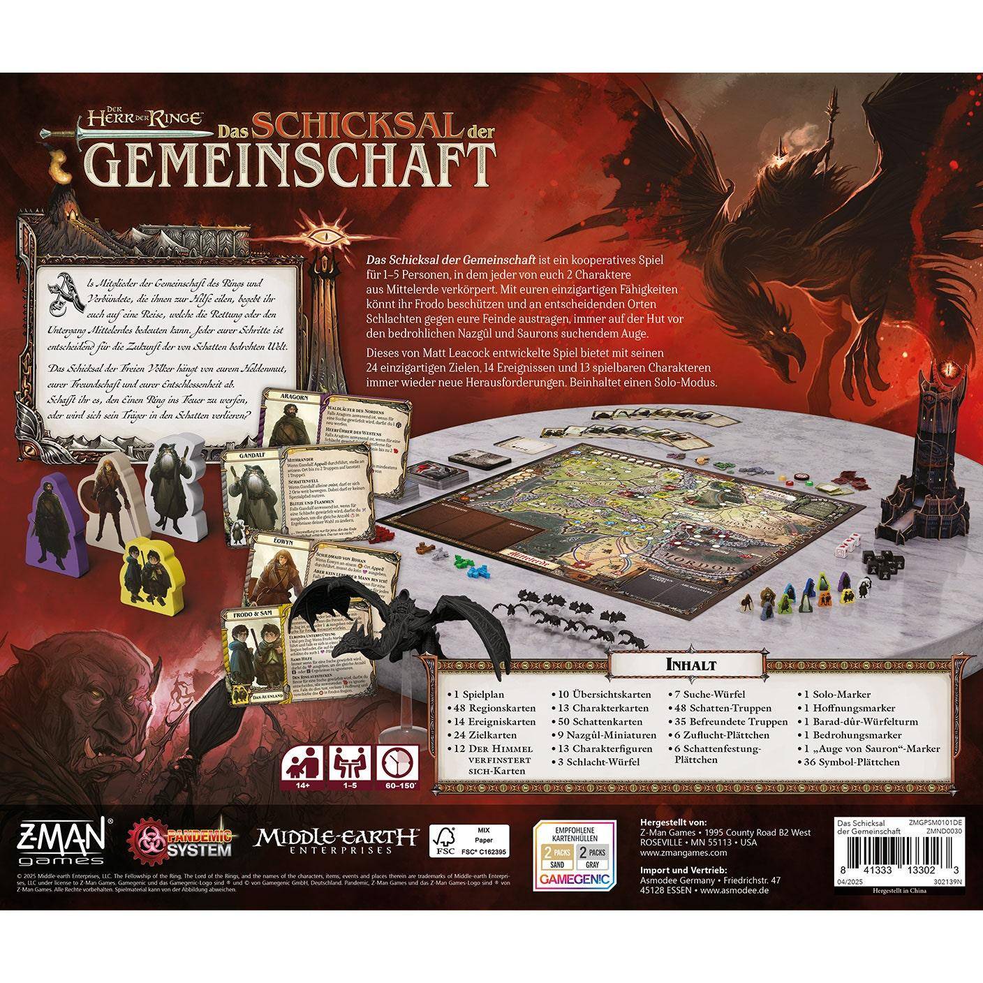 Der Herr der Ringe: Das Schicksal der Gemeinschaft, deutsch