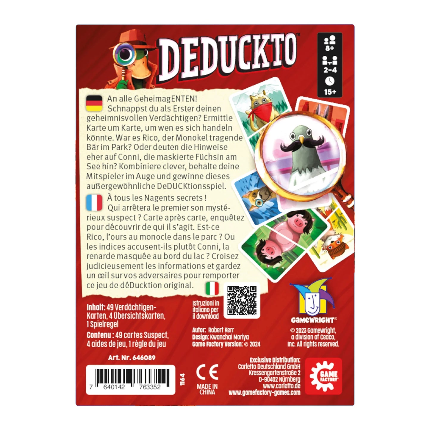 Deduckto, deutsch