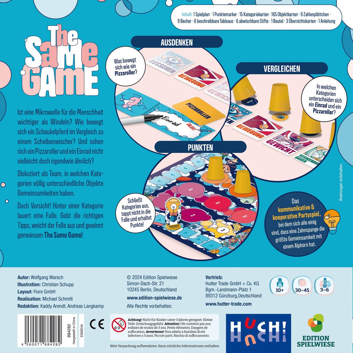 The Same Game (Edition Spielwiese), deutsch